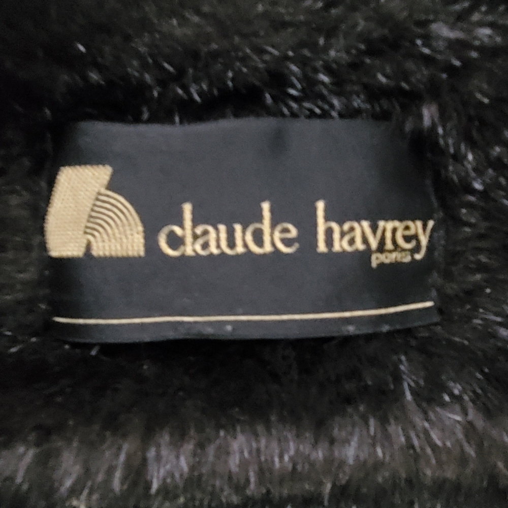 Vintage Claude Havrey Tan Nylon Faux Fur Liner Coat. XL. - Picture 10 of 14